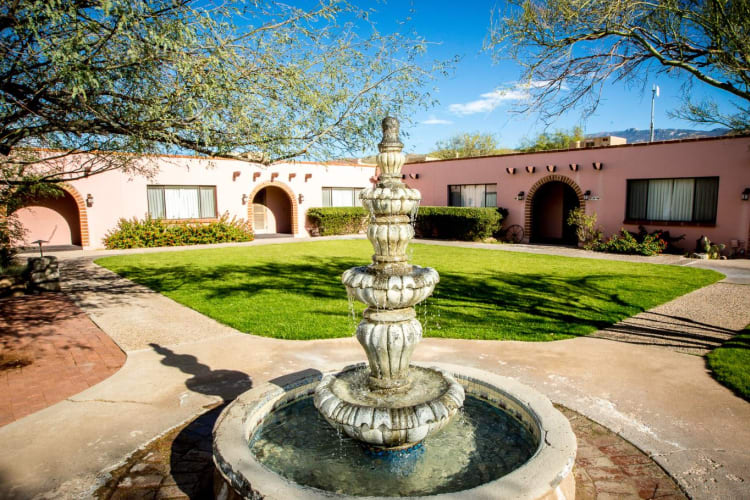 Ranch courtyard